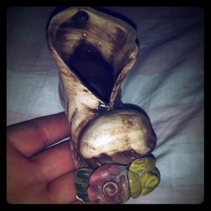 Italian porcelain miniature boot